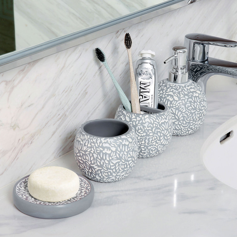 Red Barrel Studio® 4 Piece Bathroom Accessory Set & Reviews Wayfair